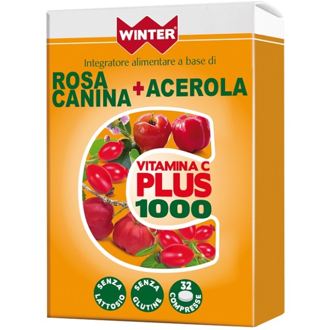 WINTER VITAMINA C PLUS 1000 ROSA CANINA + ACEROLA 32 COMPRESSE