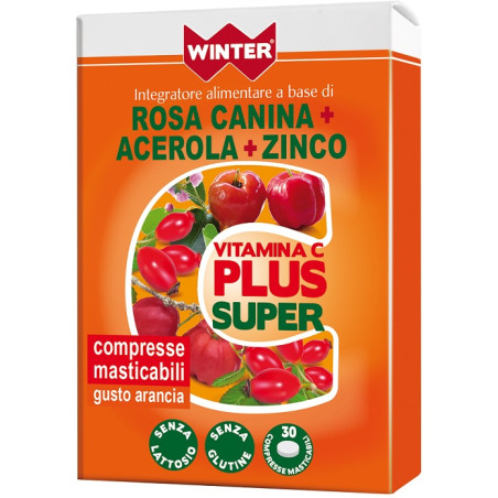 WINTER VITAMINA C PLUS SUPER  + ZINCO 30 COMPRESSE MASTICABILI