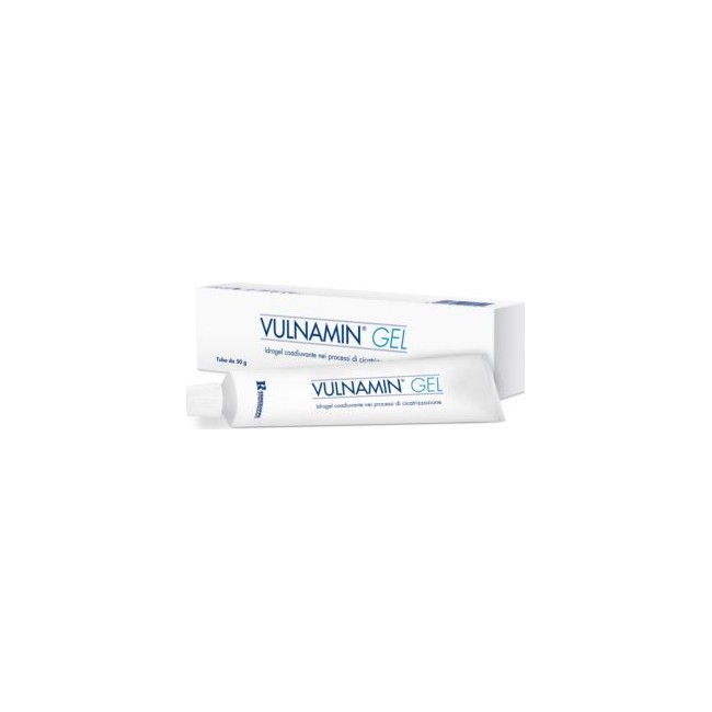 VULNAMIN MEDICAZIONE INTERATTIVA IN GEL A BASE DI AMINOACIDICOSTITUTIVI DEL COLLAGENE E SODIO JALURONATO TUBO 50 G