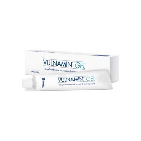 VULNAMIN MEDICAZIONE INTERATTIVA IN GEL A BASE DI AMINOACIDICOSTITUTIVI DEL COLLAGENE E SODIO JALURONATO TUBO 50 G