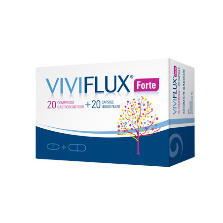 VIVIFLUX FORTE 20 COMPRESSE GASTRORESISTENTI + 20 CAPSULE LIQUID FILLER