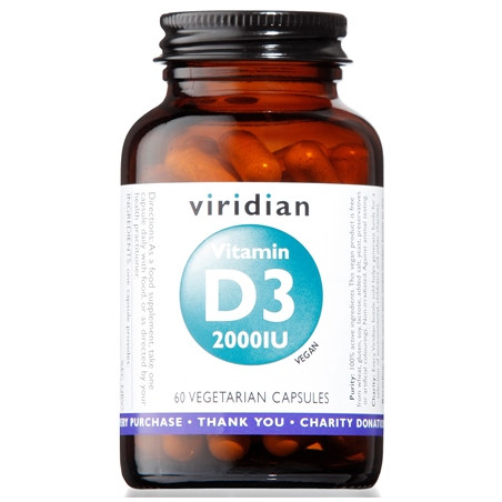 VIRIDIAN VITAMIN D3 2000IU 60CPS