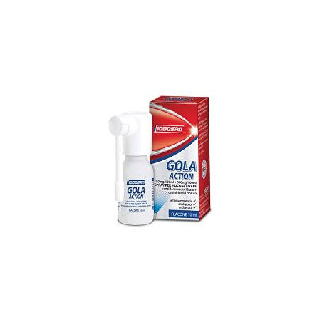 Iodosan Gola Action 0,15%+0,5% Spray Trattamento Antinfiammatorio Della Gola Flacone 10ml