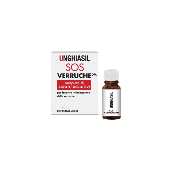 DISPOSITIVO MEDICO PER VERRUCHE IN FLACONE CON PENNELLINO 10 ML + 9 CEROTTI COPRIVERRUCA