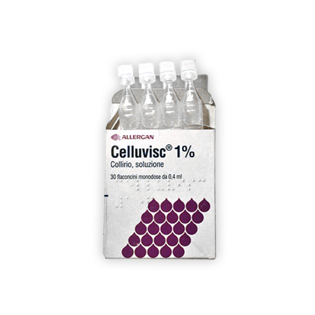 Allergan Celluvisc Collirio 30 Flaconcini Da 0,4ml 1%