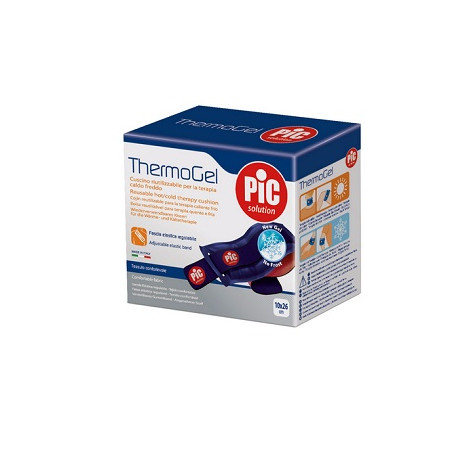 THERMOGEL CUSCINO TERAPIA CALDO FREDDO 10X26 CM CON FASCIA ELASTICA