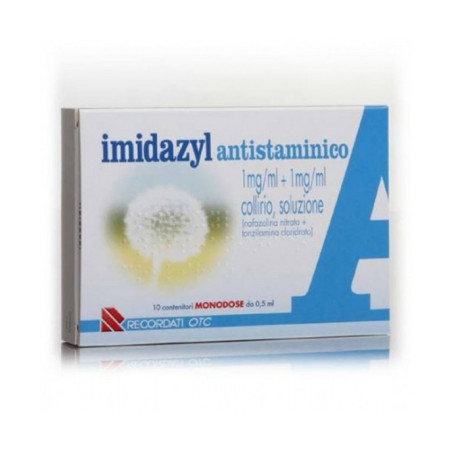 Recordati Imidazyl Antistaminico Collirio 10 Flaconcini Monodose Da 0,5ml