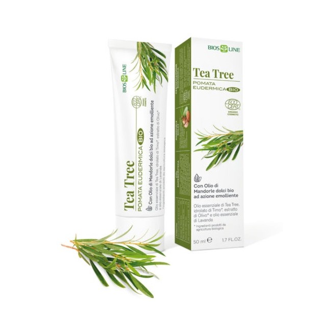 BIOSLINE TEA TREE POMATA EUDERMICA CERT ECOCERT 50 ML