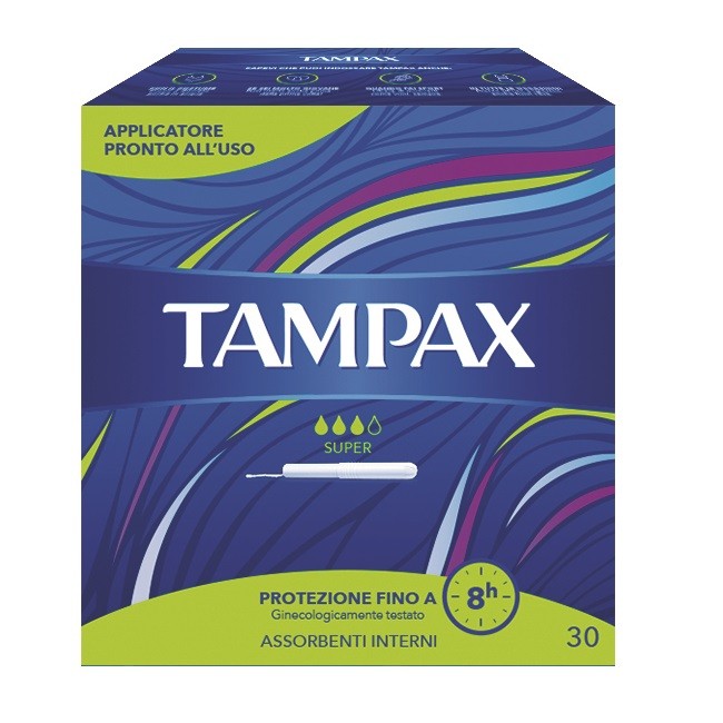 TAMPAX BLUE BOX SUPER 30 PEZZI