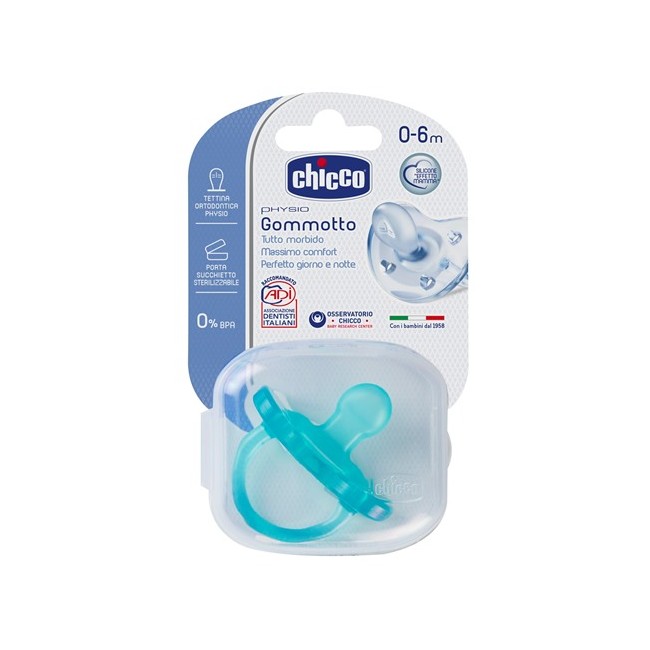 CHICCO GOMMOTTO IN SILICONE BOY 0-6 MESI 1 PEZZO