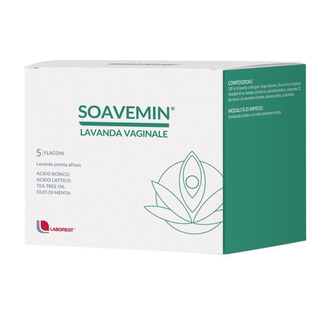 SOAVEMIN LAVANDA VAGINALE 5 FLACONI 100 ML