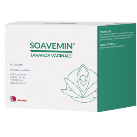 SOAVEMIN LAVANDA VAGINALE 5 FLACONI 100 ML