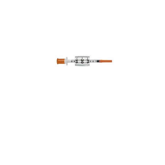 SIRINGA PER INSULINA PIC INSUMED 0,5 ML 100 UI AGO GAUGE 31 LUNGHEZZA 8 MM SENZA SPAZIO MORTO 3 SACCHETTI DA 10 PEZZI