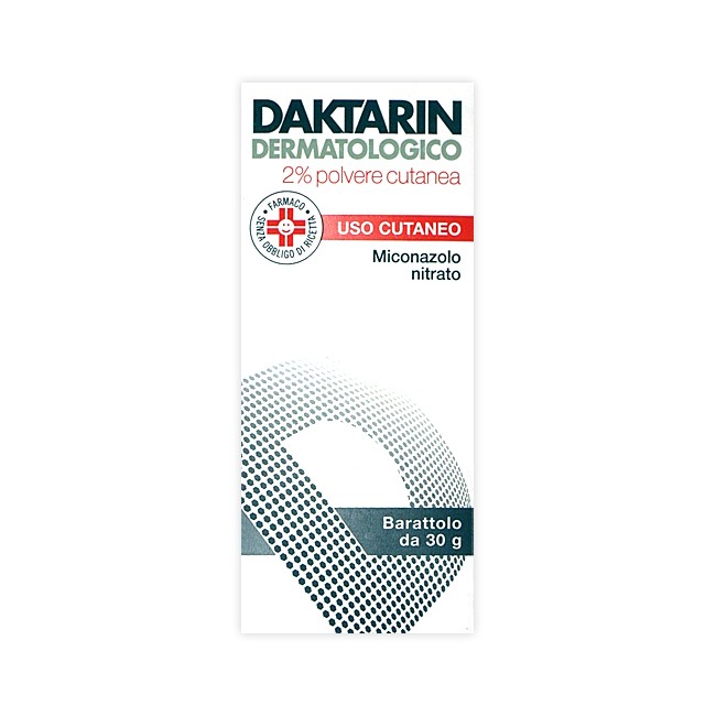 Daktarin Dermatologico 2% Polvere Cutanea Antimicotica Per Funghi 30g