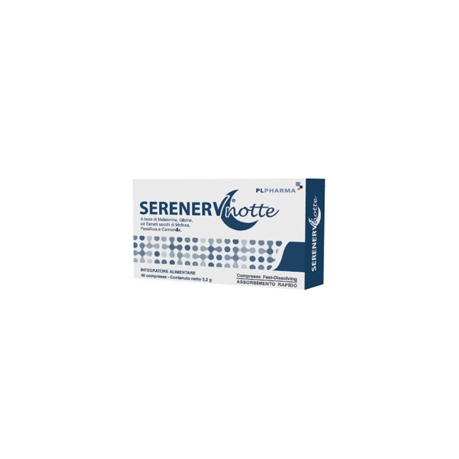 SERENERV NOTTE 40 COMPRESSE 0,8 MG