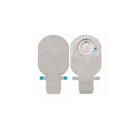 SACCA PER ILEOSTOMIA SENSURA MIO 430 CLICK APERTA CON APERTURA ISPEZIONABILE HIDE-AWAY SISTEMA A 2 PEZZI MIDI FLANGIA 50 00 30 P