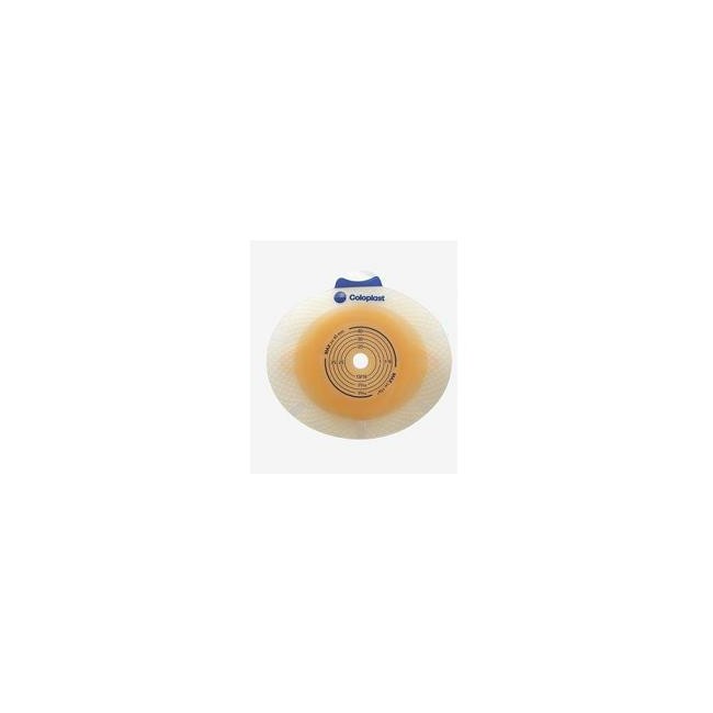 PLACCA PER ILEOSTOMIA E COLOSTOMIA SISTEMA A 2 PEZZI SENSURA CLICK CONVEX LIGHT FORO RITAGLIBILE 15-33 MM FLANGIA 50 MM 5 PEZZI