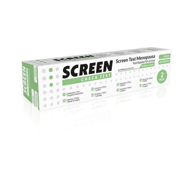 SCREEN TEST RAPIDO FSH/MENOPAUSA SCREEN URINA 2 PEZZI