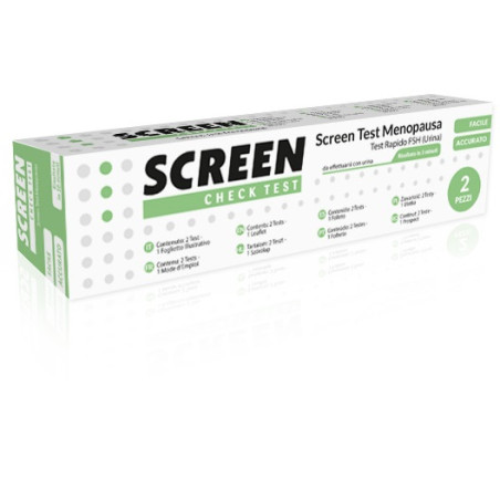 SCREEN TEST RAPIDO FSH/MENOPAUSA SCREEN URINA 2 PEZZI