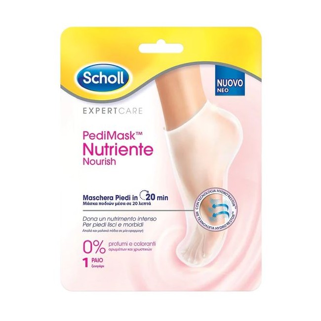 SCHOLL EXPERTCARE PEDIMASK NUTRIENTE 0% PROFUMI E COLORANTI