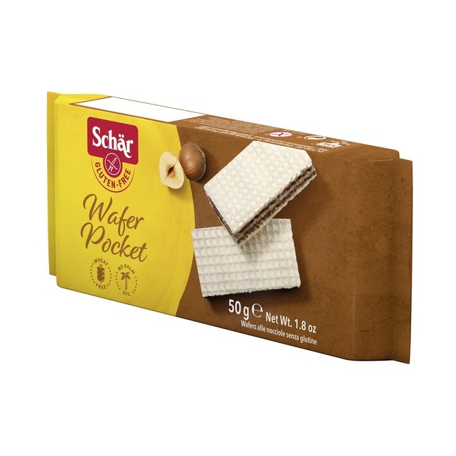 SCHAR WAFER POCKET ALLA NOCCIOLA 50 G