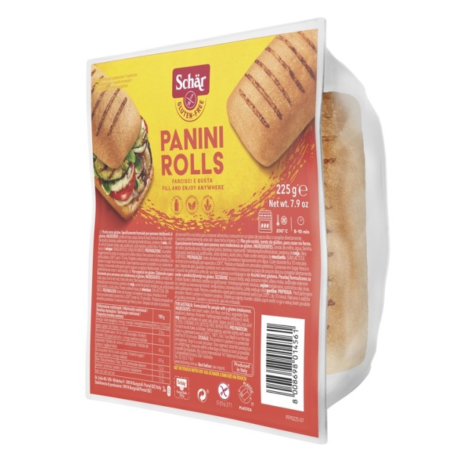 SCHAR PANINI ROLLS SENZA LATTOSIO 3 X 75 G