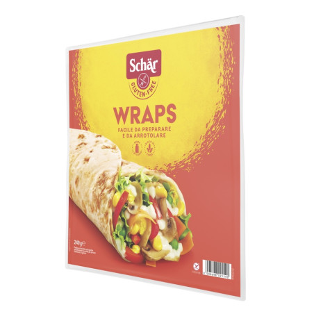 SCHAR WRAPS PIADINA ARROTOLABILE SENZA LATTOSIO 240 G