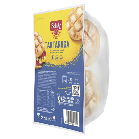 SCHAR TARTARUGA PANE SENZA LATTOSIO 200 G