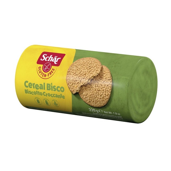 SCHAR CEREAL BISCO BISCOTTO CROCCANTE SENZA LATTOSIO 220 G