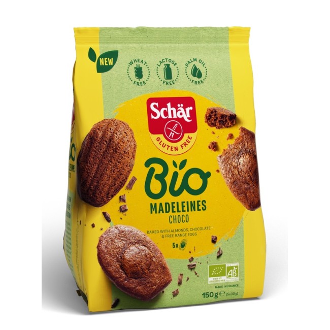 SCHAR BIO MADELEINES CHOCO 5 MONOPORZIONI DA 30 G