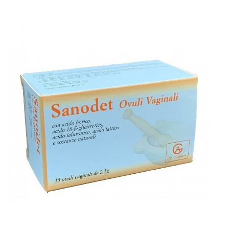 SANODET 15 OVULI VAGINALI 2,5 G