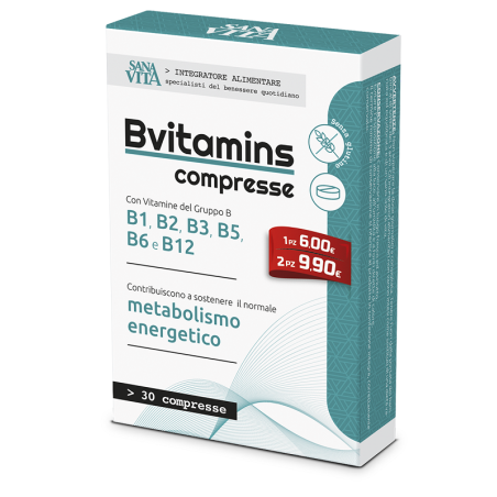 SANAVITA BVITAMINS 30 COMPRESSE