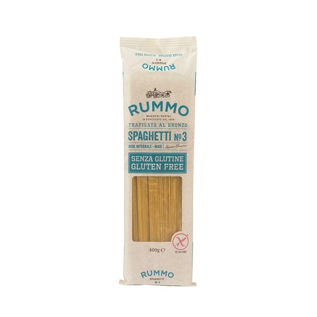 RUMMO SPAGHETTI N3 DI RISO INTEGRALE E MAIS 400 G