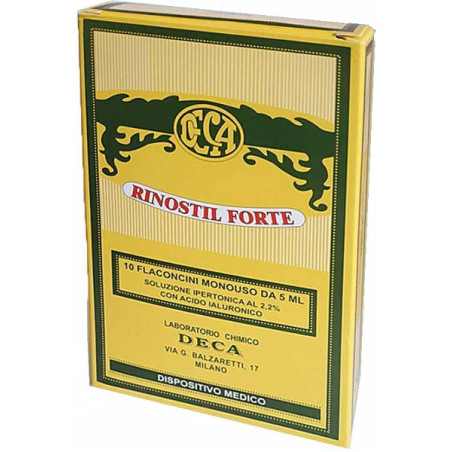 RINOSTIL FORTE SOLUZIONE IPERTONICA 10 FLACONCINI MONOUSO DA 5 ML