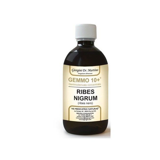 GEMMO 10+ RIBES NERO 500 ML LIQUIDO ANALCOLICO