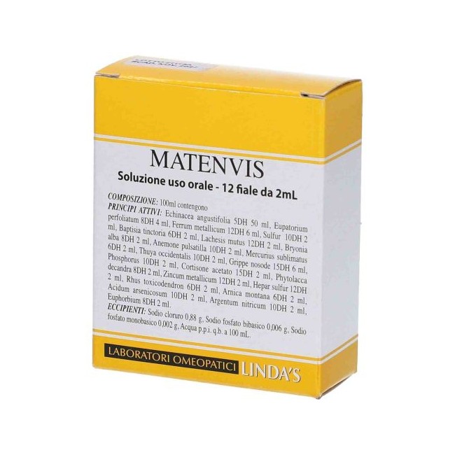 Linda's Matenvis 12 Fiale 2ml