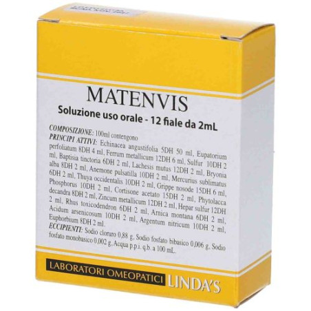 Linda's Matenvis 12 Fiale 2ml