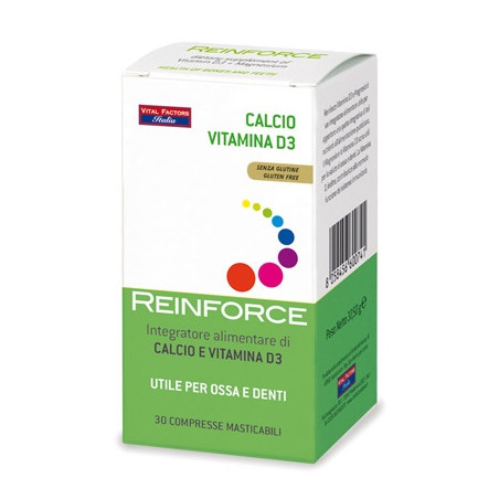 REINFORCE CALCIO + VITAMINA D3 30 COMPRESSE MASTICABILI