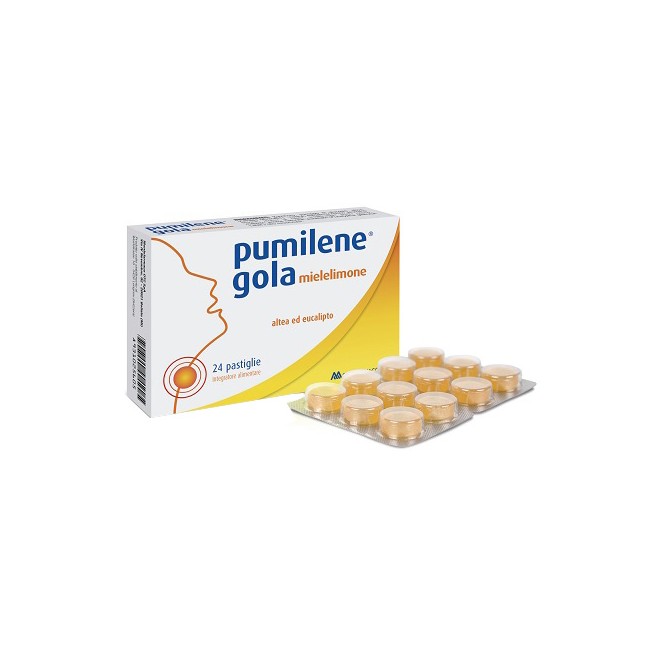 PUMILENE GOLA MIELE LIMONE 24 PASTIGLIE