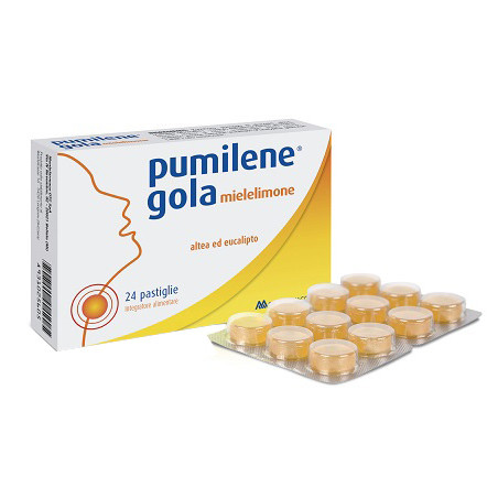 PUMILENE GOLA MIELE LIMONE 24 PASTIGLIE