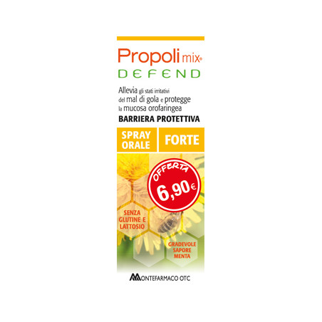 PROPOLI MIX DEFEND SPRAY ORALE FORTE 30 ML SAPORE MENTA