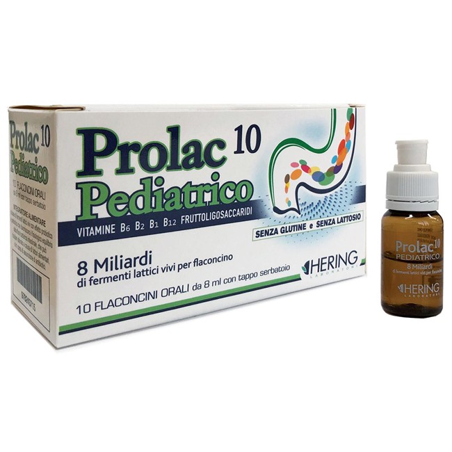 PROLAC10 PEDIATRICO FERMENTI LATTICI 10 FLACONCINI 8 ML