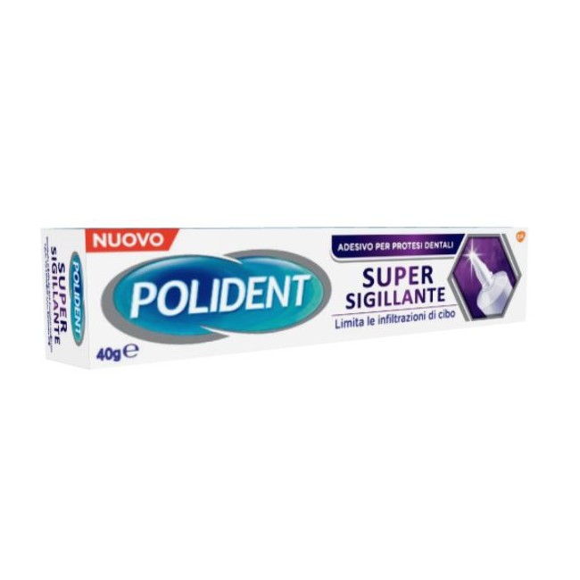 POLIDENT SUPER TENUTA+SIGILLANTE ADESIVO PROTESI DENTALE 40 G