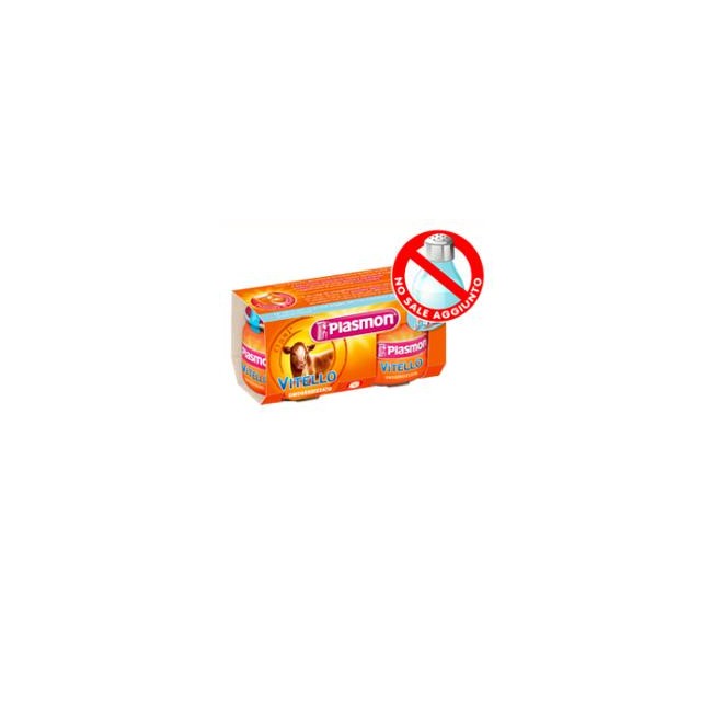 PLASMON OMOGENEIZZATO VITELLO 120 G X 2 PEZZI