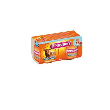 PLASMON OMOGENEIZZATO MANZO 120 G X 2 PEZZI