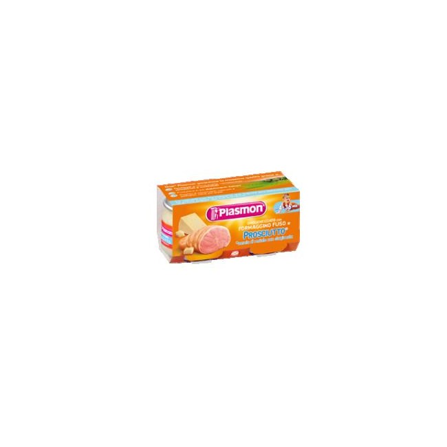 PLASMON OMOGENEIZZATO FORMAGGIO/PROSCIUTTO 80 G X 2 PEZZI