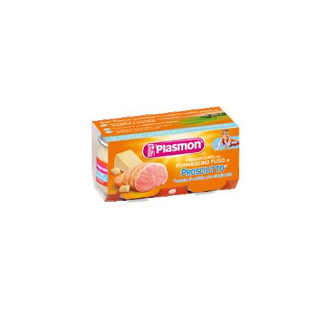 PLASMON OMOGENEIZZATO FORMAGGIO/PROSCIUTTO 80 G X 2 PEZZI