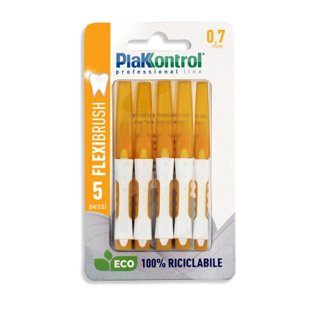 PLAKKONTROL SCOVOLINO INTERDENTALE FLEXI BRUSH07 BLISTER 5 PEZZI