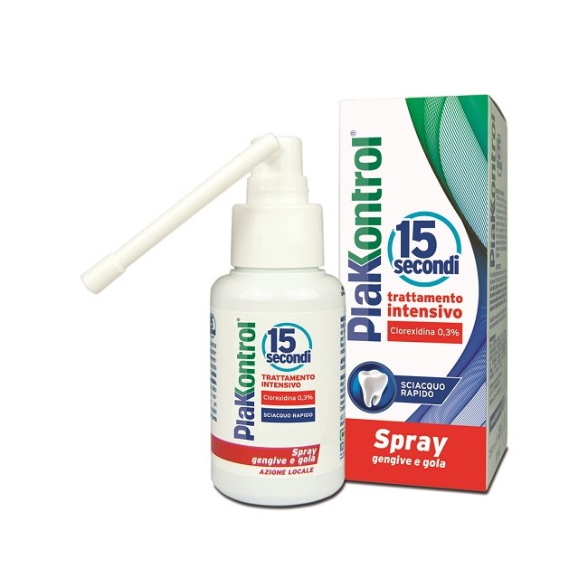 PLAKKONTROL 15 SECONDI COLLUTORIO SPRAY 50 ML