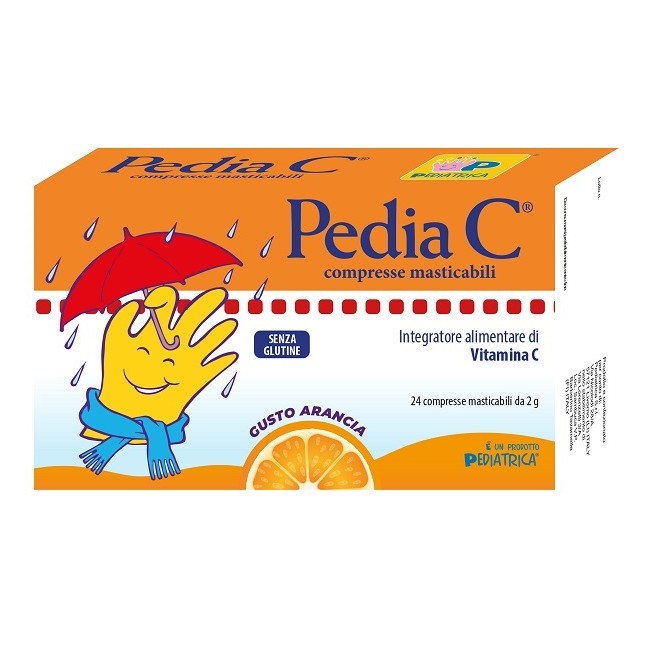 PEDIA C ARANCIA 24 COMPRESSE MASTICABILI